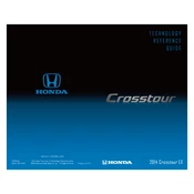 Honda Crosstour EX 2014 Technology manual cover