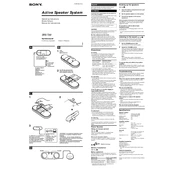 Sony SRS T88 manual cover