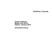 Vauxhall Cascada 2014