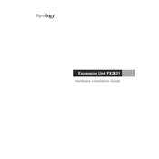 Synology FX2421 manual cover