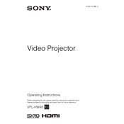 Sony VPL-HW45ES manual cover