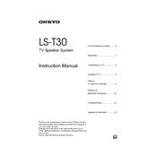 Onkyo LS T30 manual cover