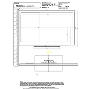 Sony KDL-40NX711 manual cover