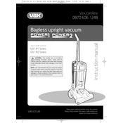 Vax U91-P1, U91-P2 Series manual cover