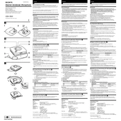 Sony ECM-R300 manual cover