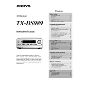 Onkyo TX DS989