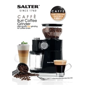 Salter EK4367 Caffe Burr Coffee Grinder manual cover