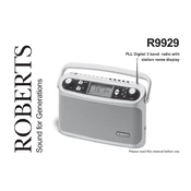 Roberts R9929 Analogue 0 manual cover