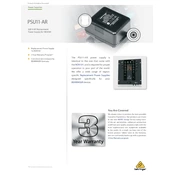 Behringer PSU11 AR manual cover