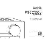 Onkyo PR SC5530 manual cover