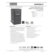 Goodman GMVS96-U manual cover