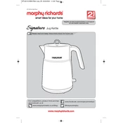 Morphy Richards 100742 Signature manual cover