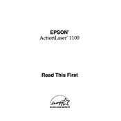 Epson ActionLaser 1100 manual cover