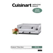 Cuisinart PIZ-100 manual cover