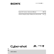 Sony DSC-W620 manual cover