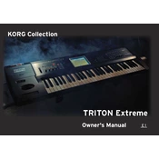 KORG KORG Collection TRITON Extreme manual cover