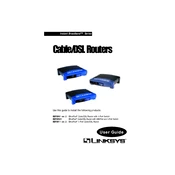 Linksys BEFSR41 BEFSRU31 BEFSR11 Router manual cover