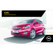 Opel Karl 2017.5 manual cover