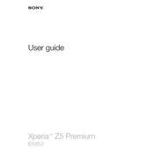 Sony E6853 Xperia Z5 Premium manual cover