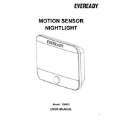 Eveready B&M Motion Sensor Nightlight 338603 manual cover