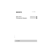 Sony LBT-SH2000 manual cover