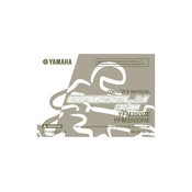 Yamaha YFM350DE, YFM350DHE Grizzly 350 2014 manual cover