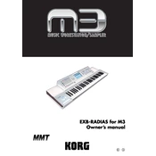 KORG EXB-RADIAS manual cover