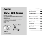 Sony DSC-V3 manual cover