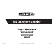 Line 6 M5 Stompbox Modeler manual cover