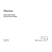 Pioneer SC-LX59 Receiver manual cover