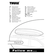 Thule Spirit manual cover