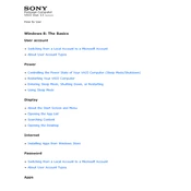 Sony SVD1322BPXB manual cover