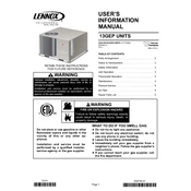 Lennox 13GEP manual cover