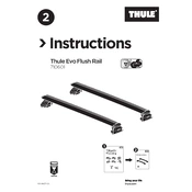 Thule Evo Flush Rail 710601 manual cover