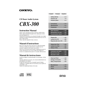 Onkyo CBX 300 manual cover