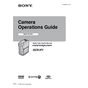 Sony DCR-IP1 manual cover