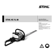 Stihl HS 75 HS 80 manual cover