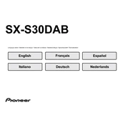 Pioneer SX-S30DAB manual cover