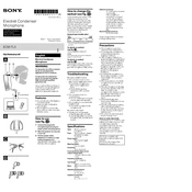 Sony ECM-TL3 manual cover