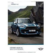 Mini Countryman 2021 manual cover