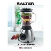 Salter EK1689 1.5 Litre Glass Blender manual cover