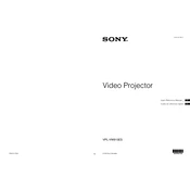 Sony VPL-VW915ES manual cover