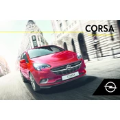 Opel Corsa 2018 manual cover