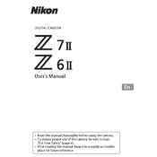 Nikon Z 7II, Z 6II manual cover