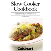 Cuisinart CSC-400 manual cover