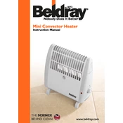 Beldray EH0800 Mini Convector heater manual cover