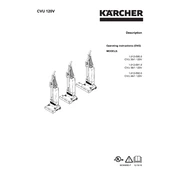 Karcher CVU 30 1 120V 1.012-595.0 manual cover