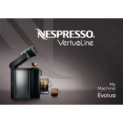 Nespresso VertuoLine Evoluo My Machine manual cover