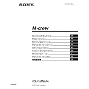 Sony PCLK-MN10A manual cover