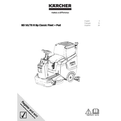 Karcher BD 50 70 R Bp Classic Fleet Pad manual cover